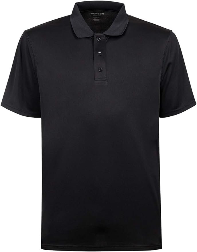 Corna Polo de golf de manga corta para hombre, absorbe la humedad, suave y ajuste regular