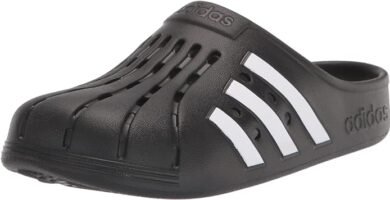 Adidas - Sandalia unisex tipo zueco Adilette Clog Slide para adultos