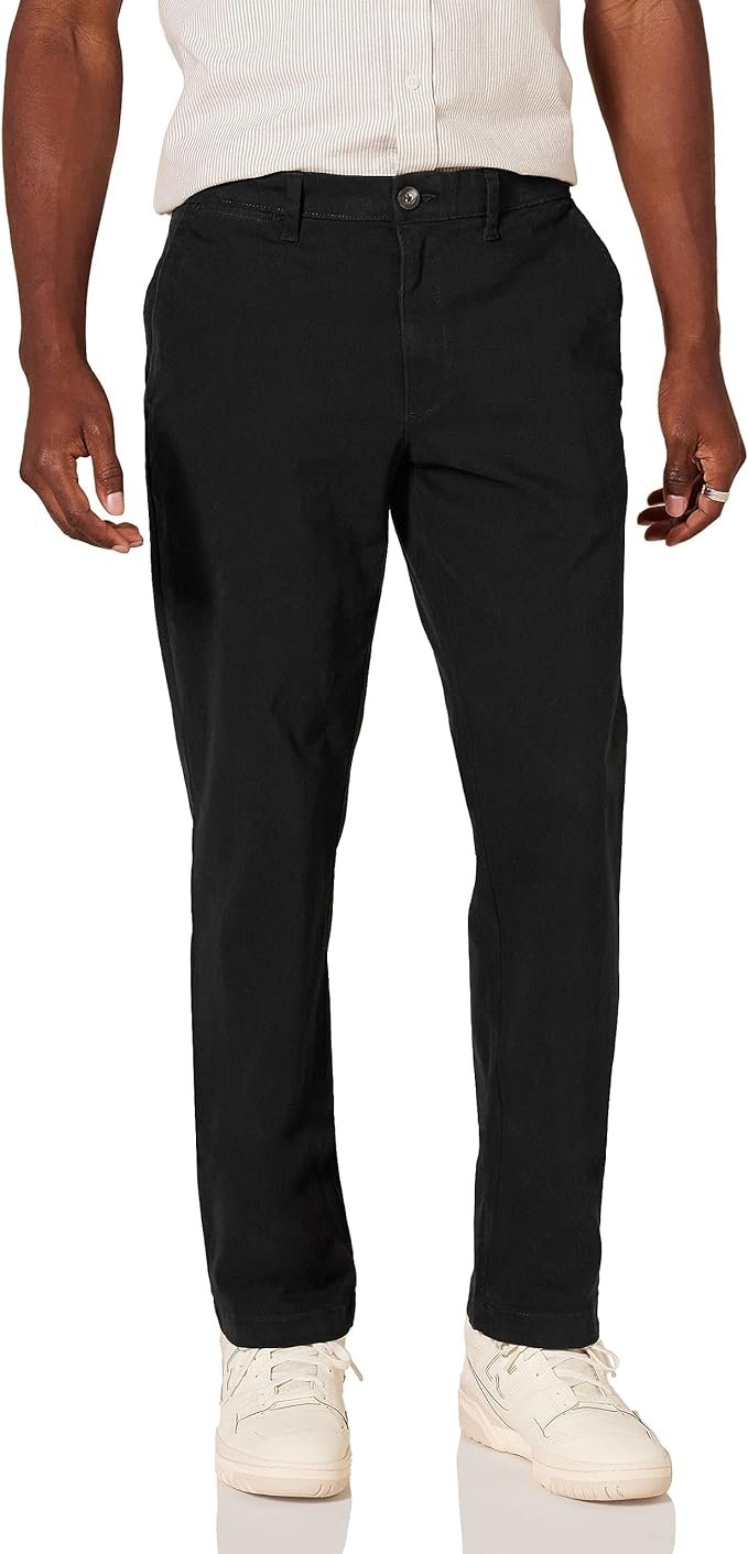 Amazon Essentials - Pantalón chino elástico casual para hombre