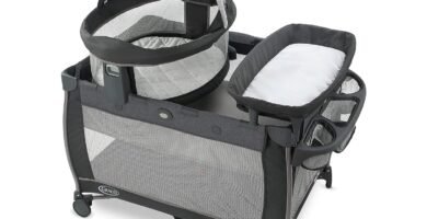 Asiento y cambiador reversible Pack 'n Play.